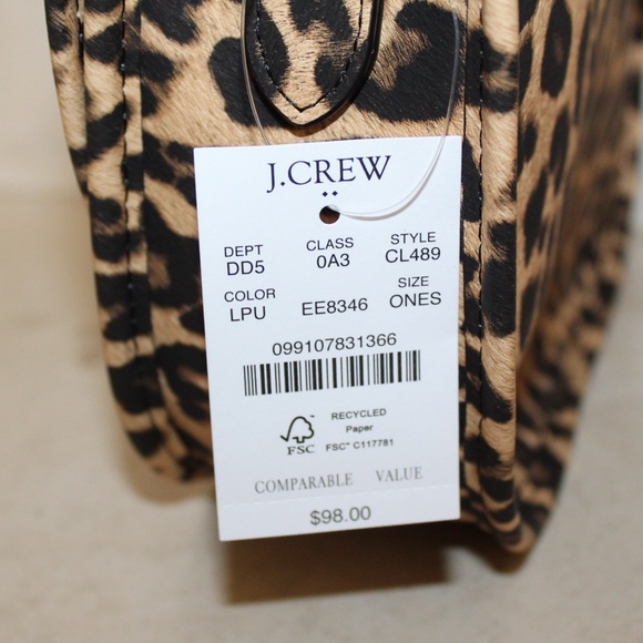 J. Crew leopard crossbody bag (NWT) - Picture 6 of 11